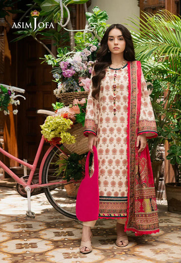 Asim Jofa | Prints Drop 2 | AJUUB-39 - Aqsa Fabrics