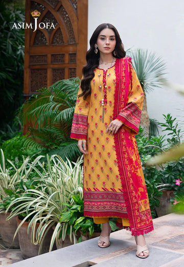 Asim Jofa | Prints Drop 2 | AJUUB-36 - Aqsa Fabrics