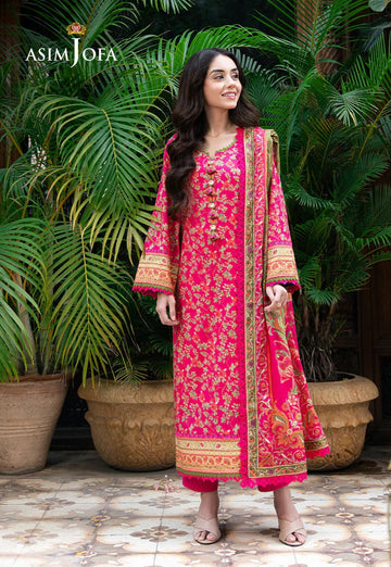 Asim Jofa | Prints Drop 2 |  AJUUB-24 - Aqsa Fabrics