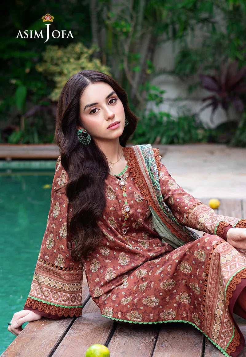 Asim Jofa | Prints Drop 2 | AJUUB-25 - Aqsa Fabrics