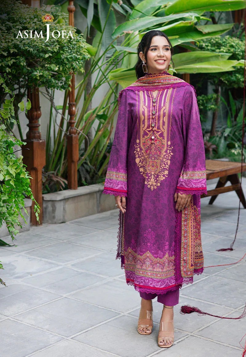 Asim Jofa | Prints Drop 2 |AJUUB-30 - Aqsa Fabrics