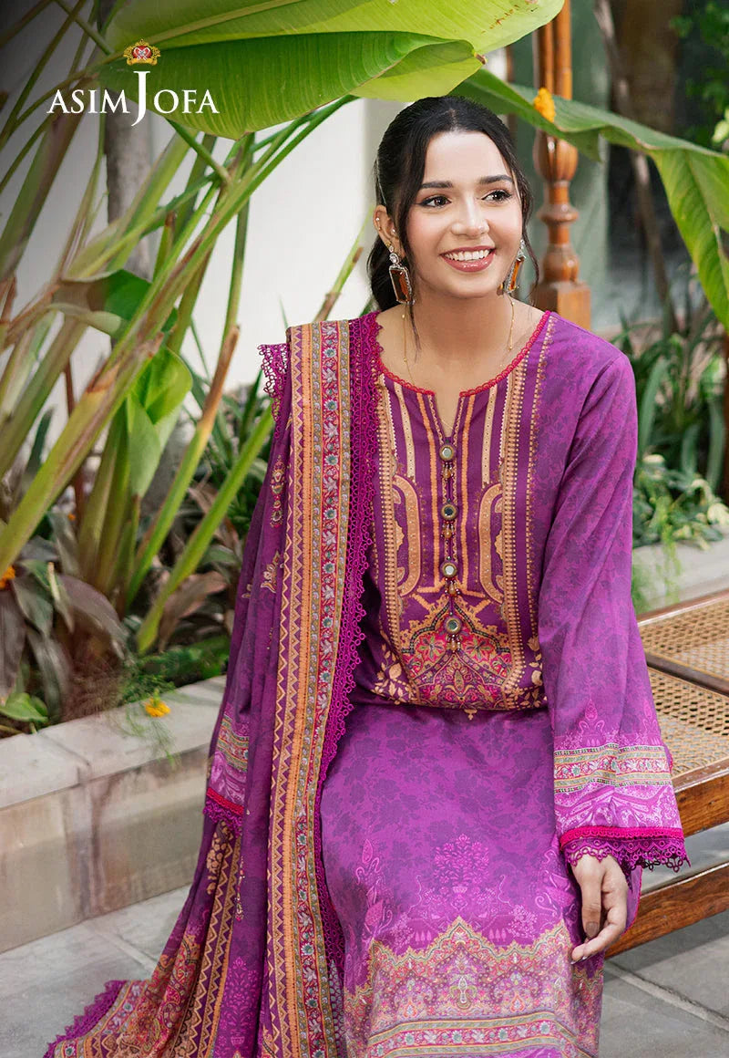 Asim Jofa | Prints Drop 2 |AJUUB-30 - Aqsa Fabrics