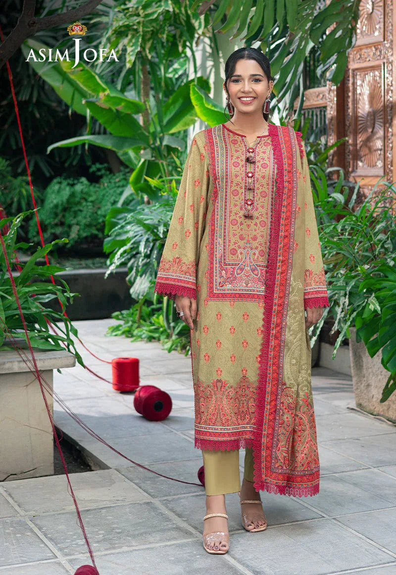 Asim Jofa | Prints Drop 2 | AJUUB-28 - Aqsa Fabrics