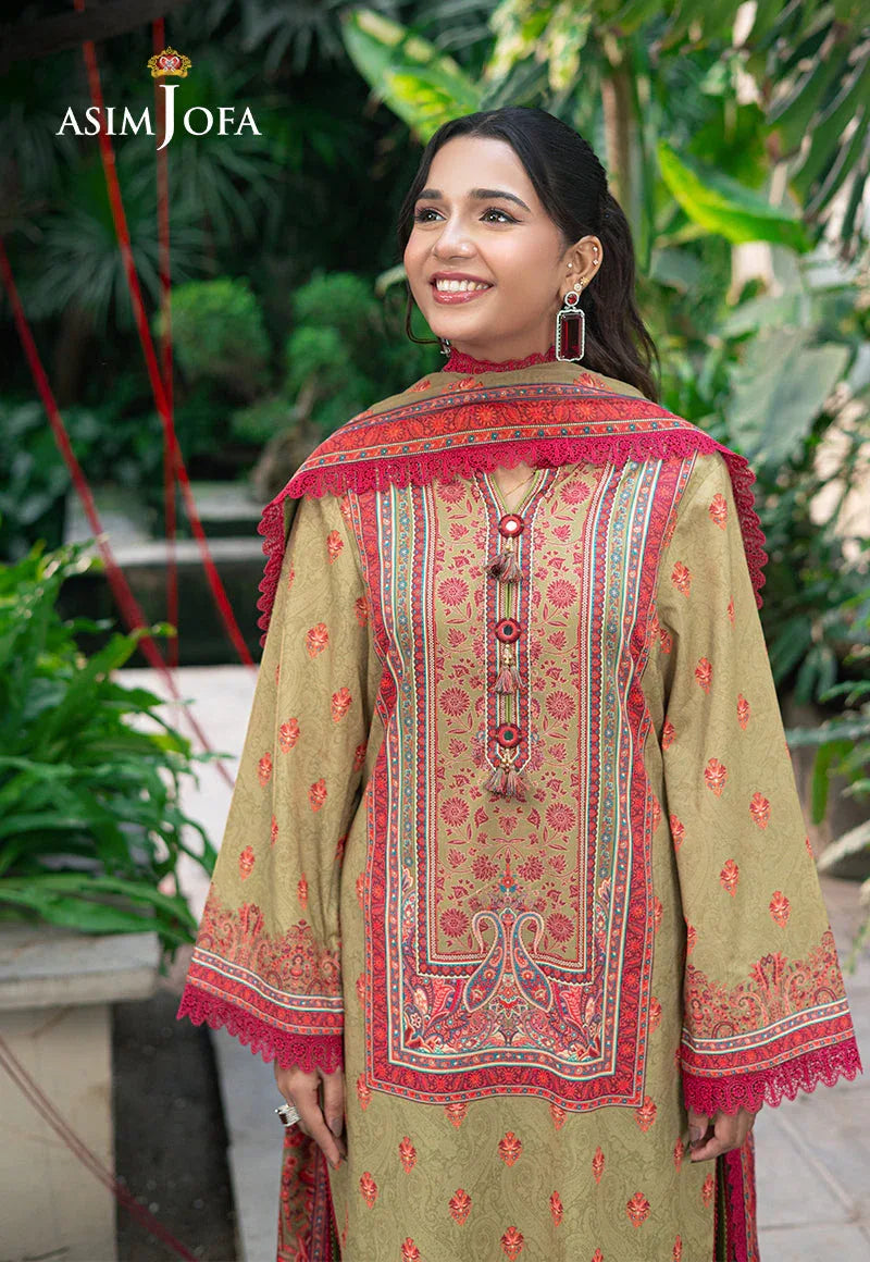 Asim Jofa | Prints Drop 2 | AJUUB-28 - Aqsa Fabrics