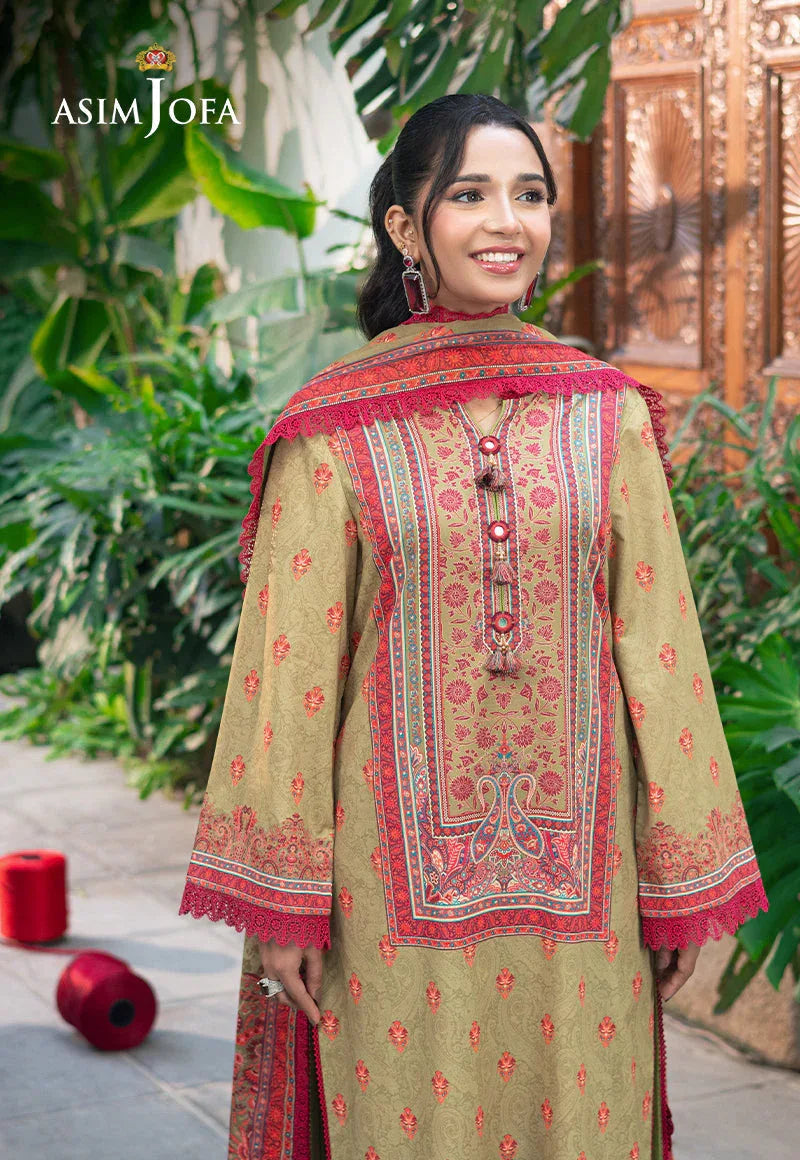 Asim Jofa | Prints Drop 2 | AJUUB-28 - Aqsa Fabrics