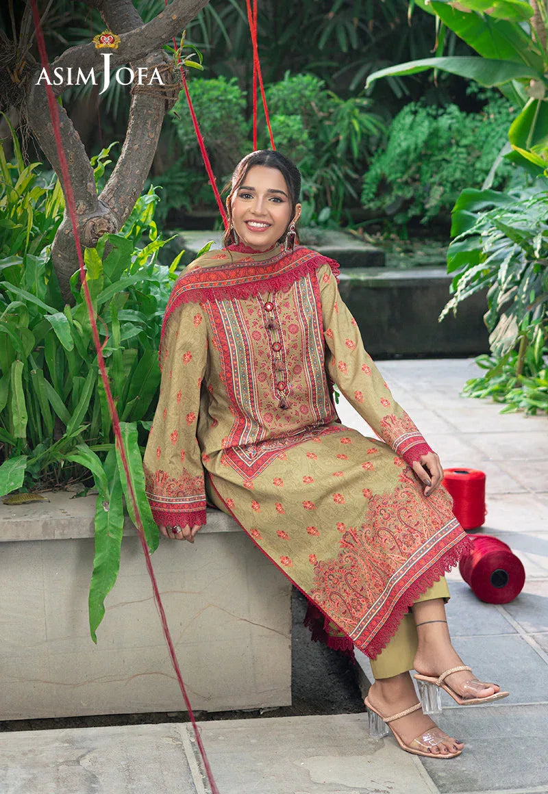 Asim Jofa | Prints Drop 2 | AJUUB-28 - Aqsa Fabrics