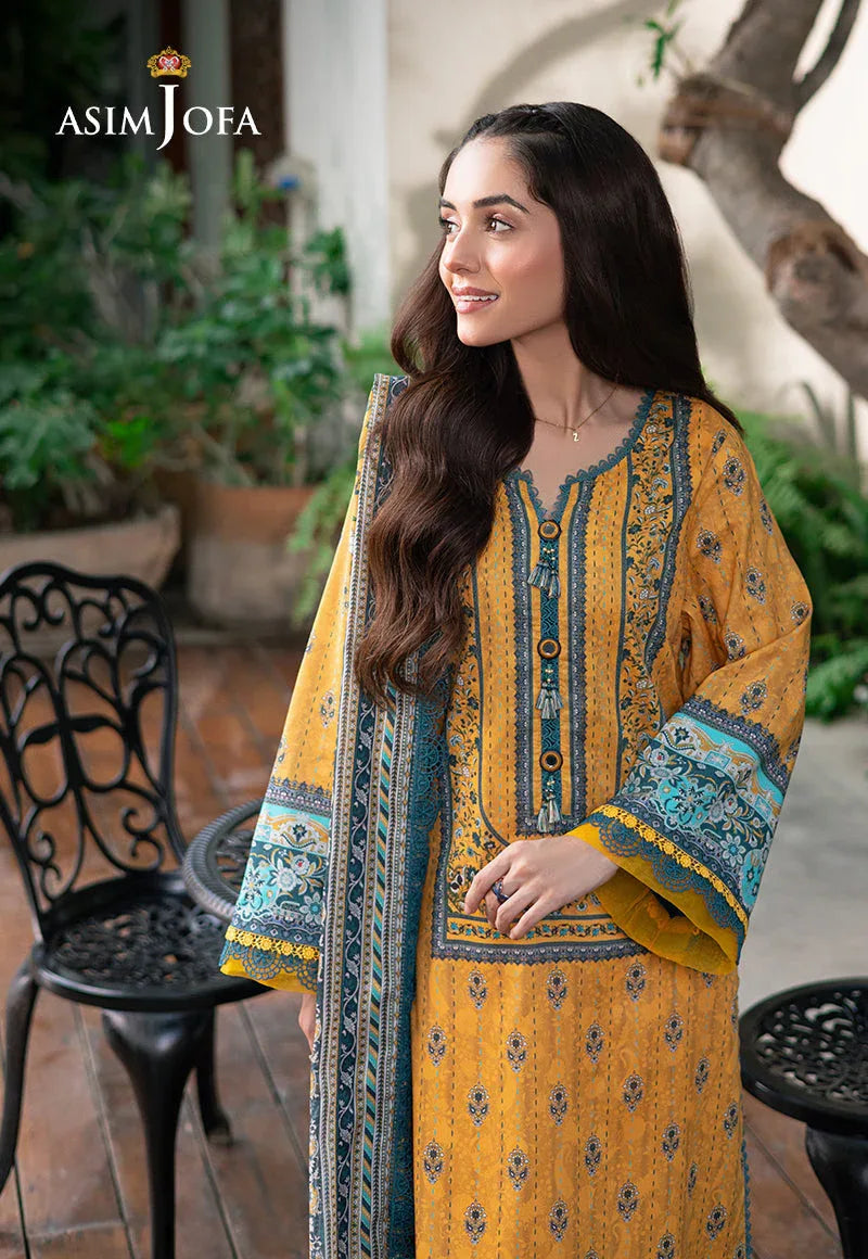 Asim Jofa | Prints Drop 2 | AJUUB-23 - Aqsa Fabrics
