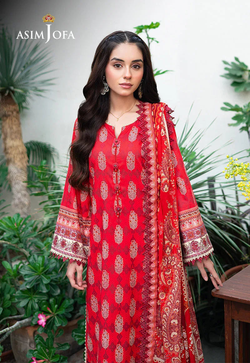 Asim Jofa | Prints Drop 2 |  AJUUB-35 - Aqsa Fabrics