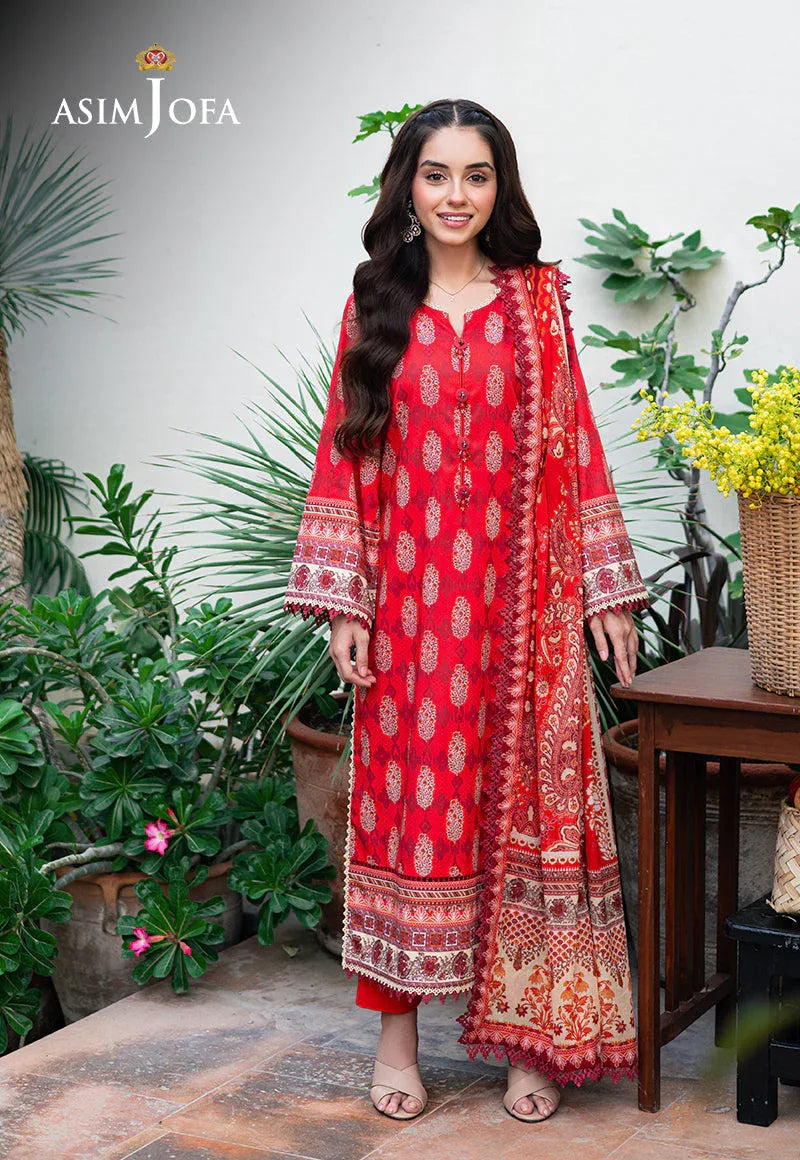 Asim Jofa | Prints Drop 2 |  AJUUB-35 - Aqsa Fabrics