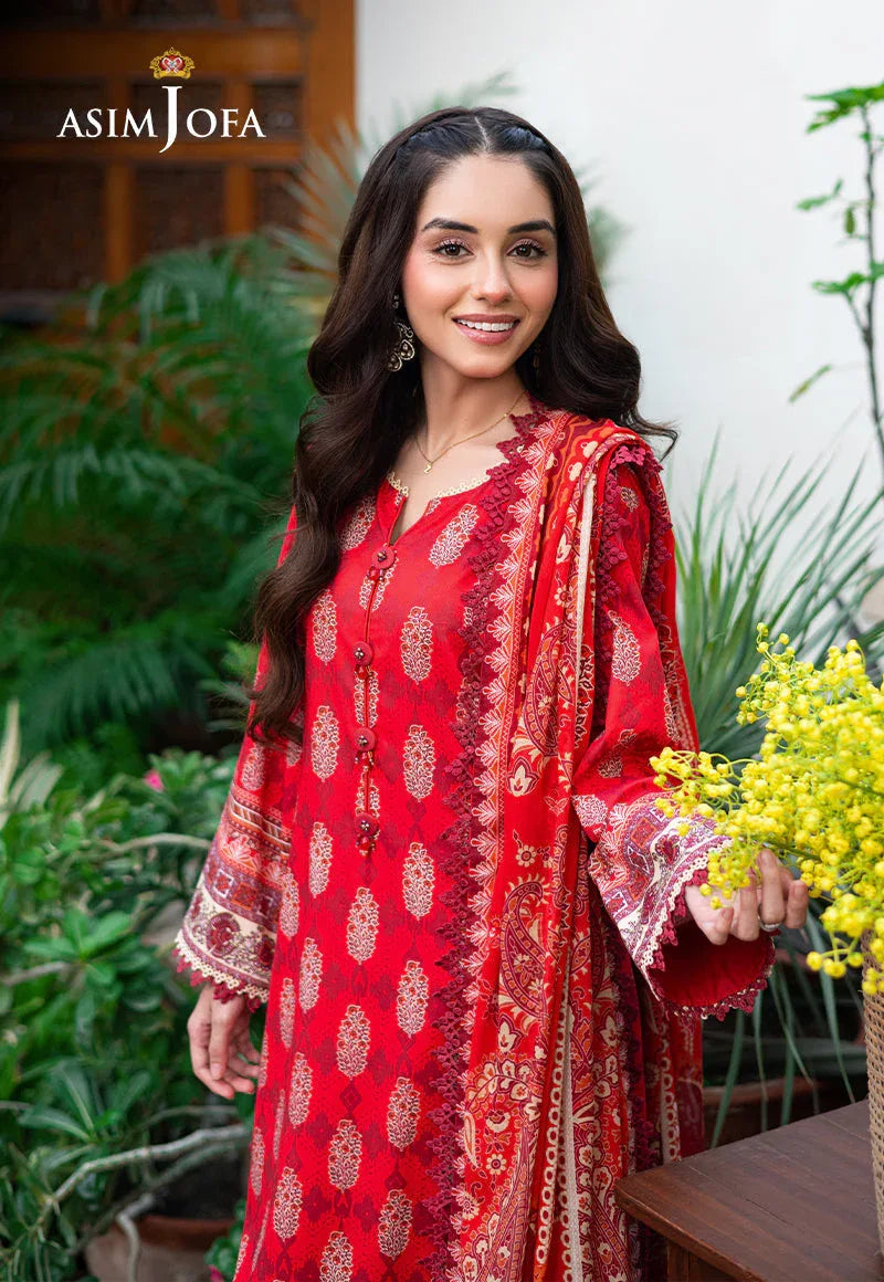 Asim Jofa | Prints Drop 2 |  AJUUB-35 - Aqsa Fabrics