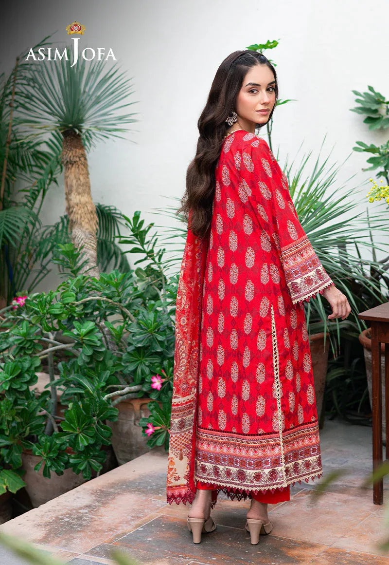 Asim Jofa | Prints Drop 2 |  AJUUB-35 - Aqsa Fabrics
