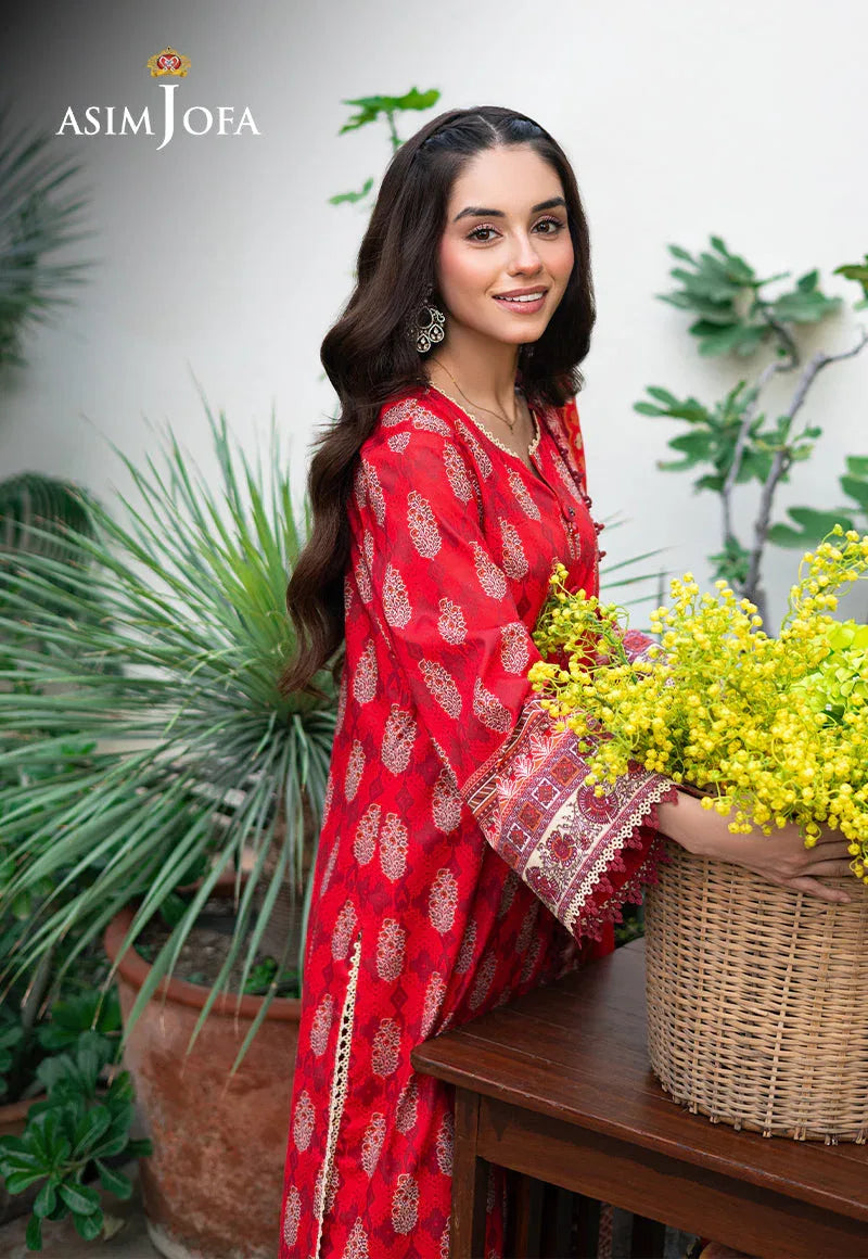Asim Jofa | Prints Drop 2 |  AJUUB-35 - Aqsa Fabrics
