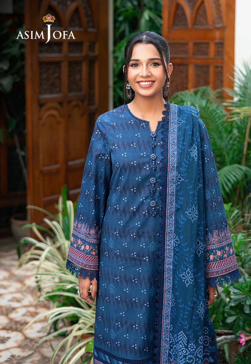 Asim Jofa | Prints Drop 2 | AJUUB-37 - Aqsa Fabrics