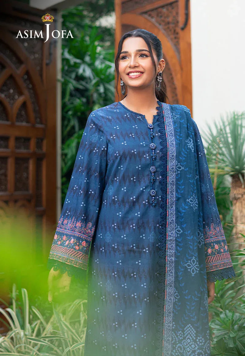 Asim Jofa | Prints Drop 2 | AJUUB-37 - Aqsa Fabrics