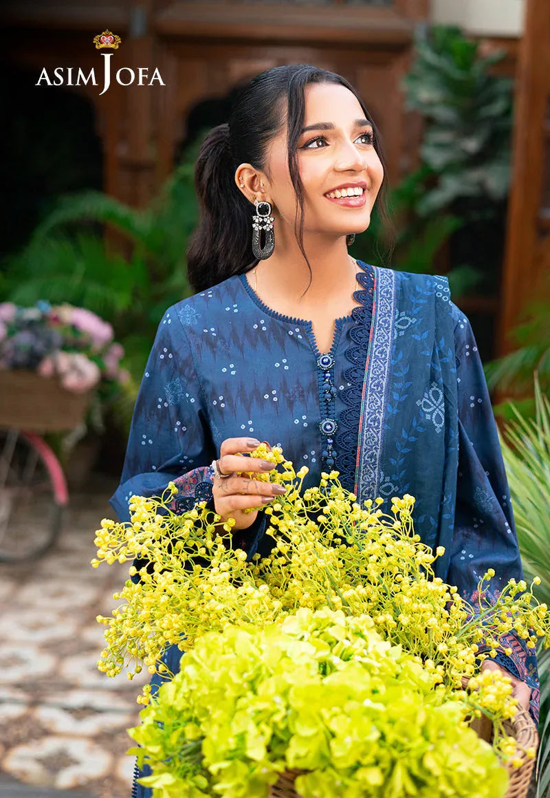 Asim Jofa | Prints Drop 2 | AJUUB-37 - Aqsa Fabrics