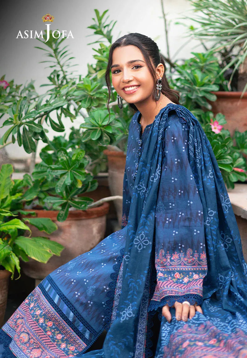 Asim Jofa | Prints Drop 2 | AJUUB-37 - Aqsa Fabrics