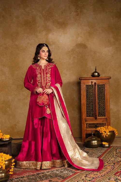 Maya | Raazi Velvet 24 | KASTURI - Aqsa Fabrics