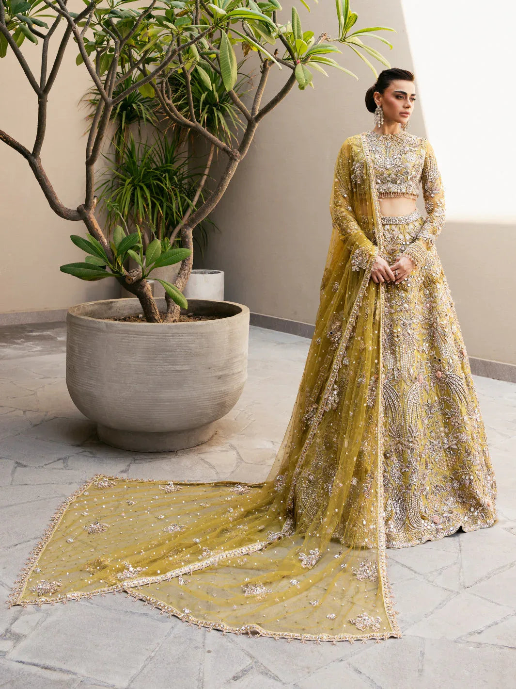 Epoque | Reverie Eternelle | Olivine - Aqsa Fabrics