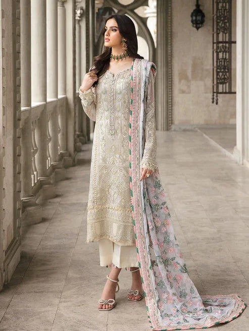 Gulaal | Embroidered Chiffon | CEMILE 03 - Aqsa Fabrics