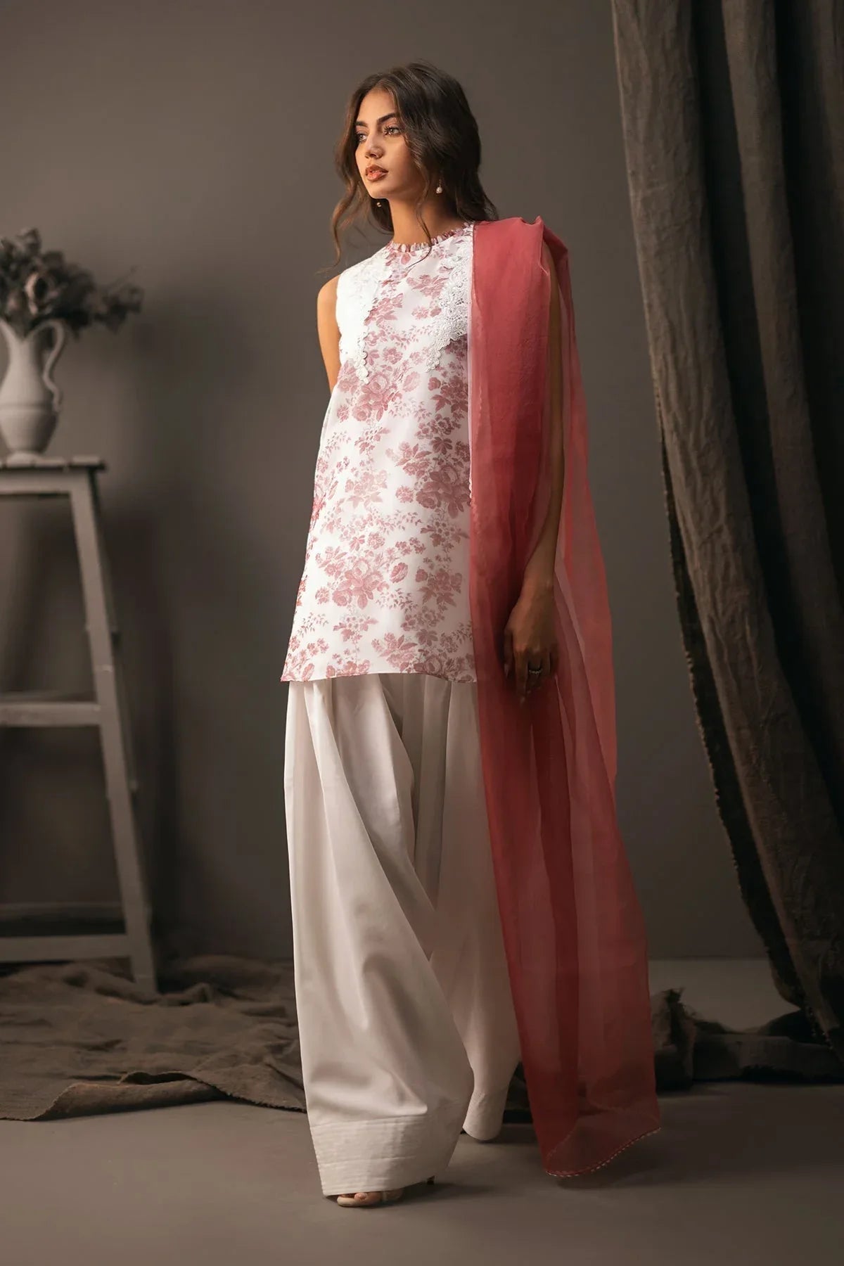 Erum Khan | Beyond Basic | FLORAL ALLURE - Aqsa Fabrics