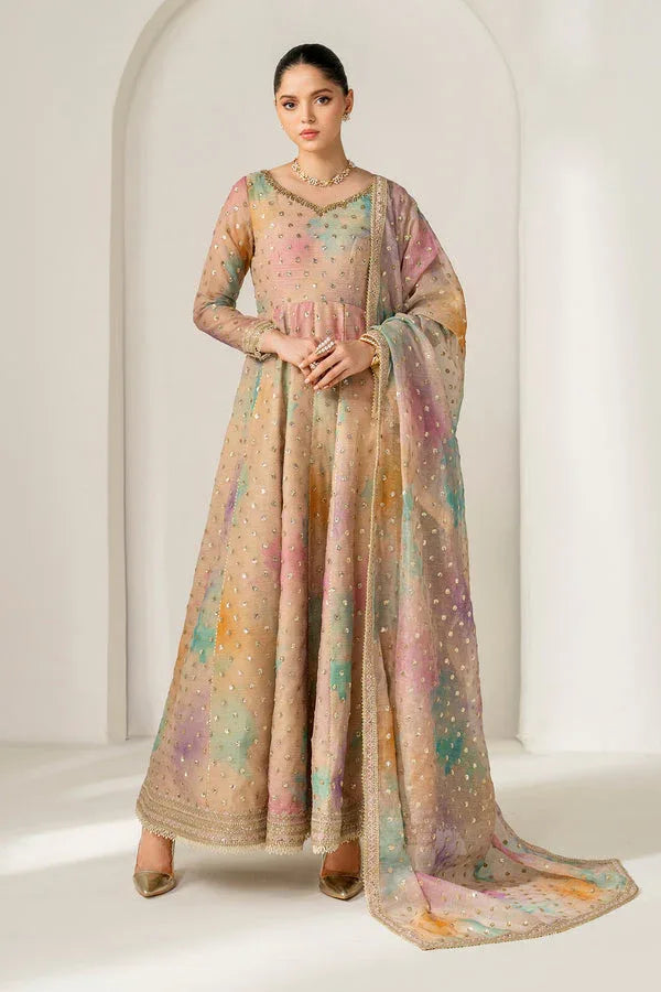 Baroque | Luxury Pret 25 | EMBROIDERED COTTON PATTI PR-1138 - Aqsa Fabrics