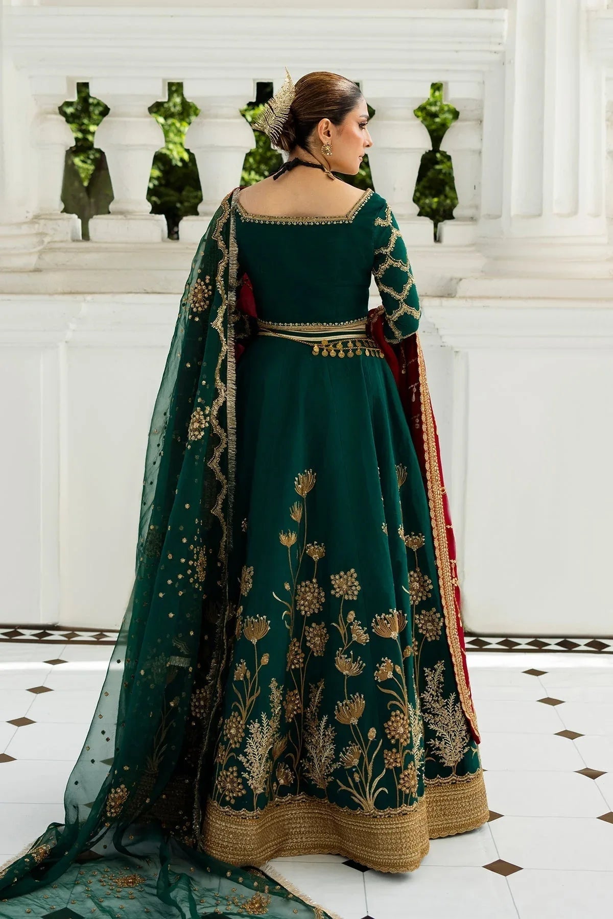 Erum Khan | Jahan Wedding 25 | Evergreen - Aqsa Fabrics