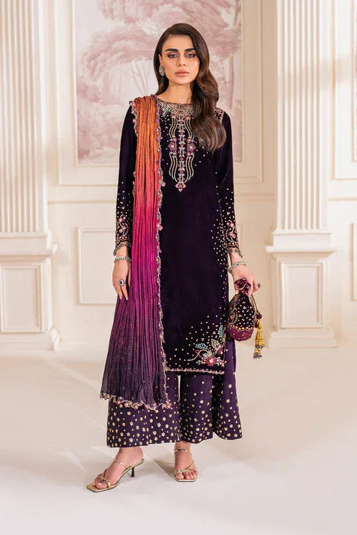 Baroque | Velvet 25 | UF-748 - Aqsa Fabrics