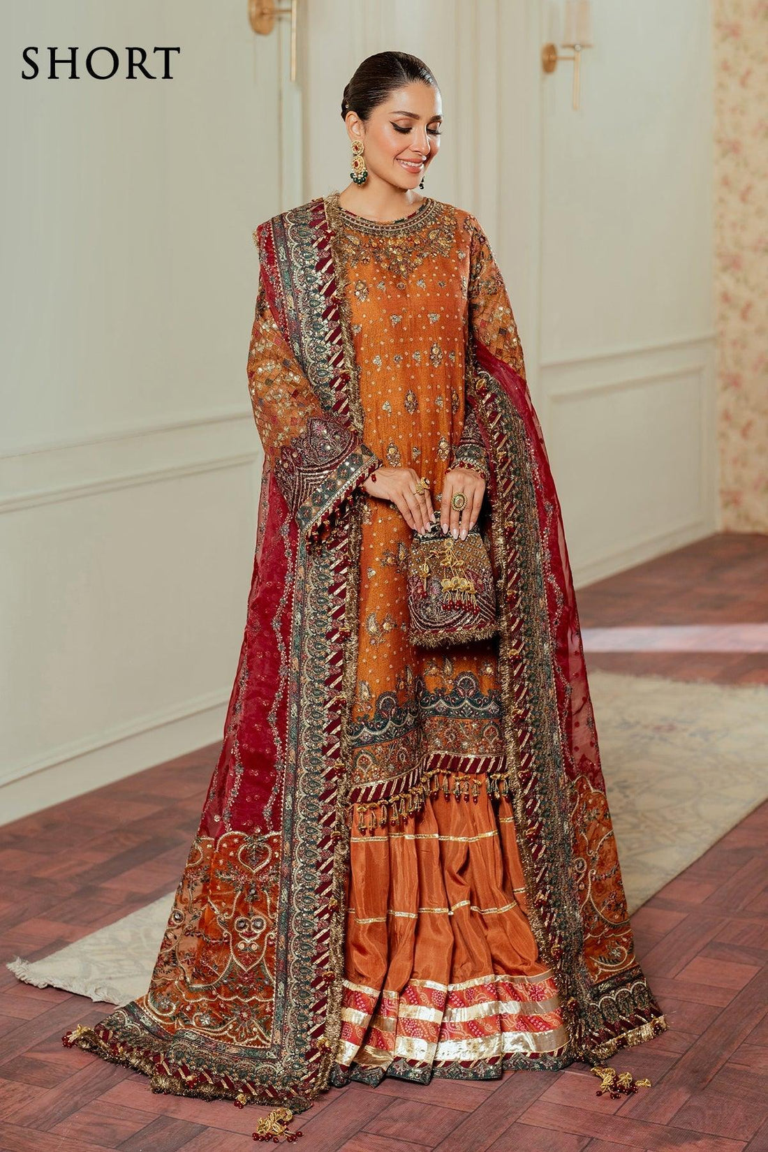 EMBROIDERED NET CH13-01 STITCHED