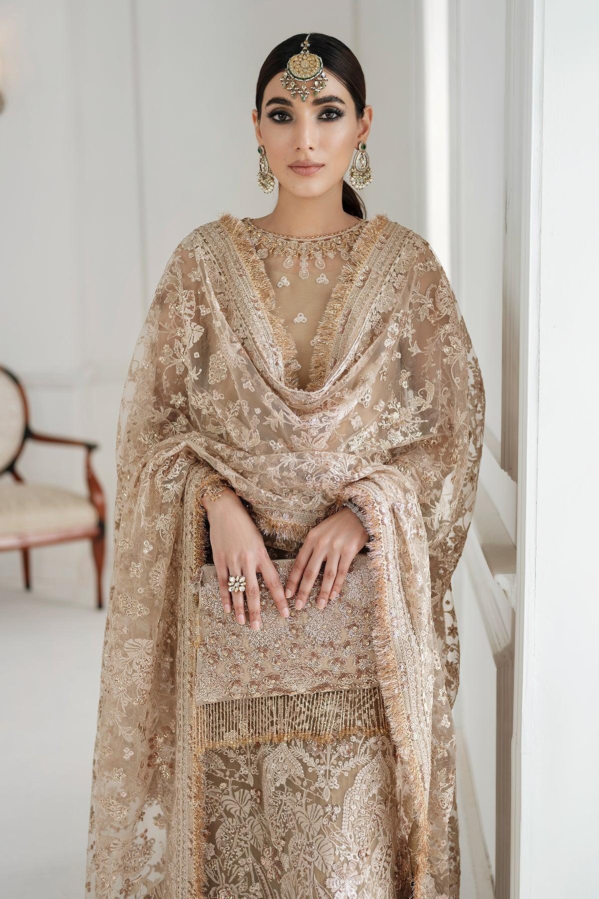 EMBROIDERED CHIFFON CH10-04 STITCHED