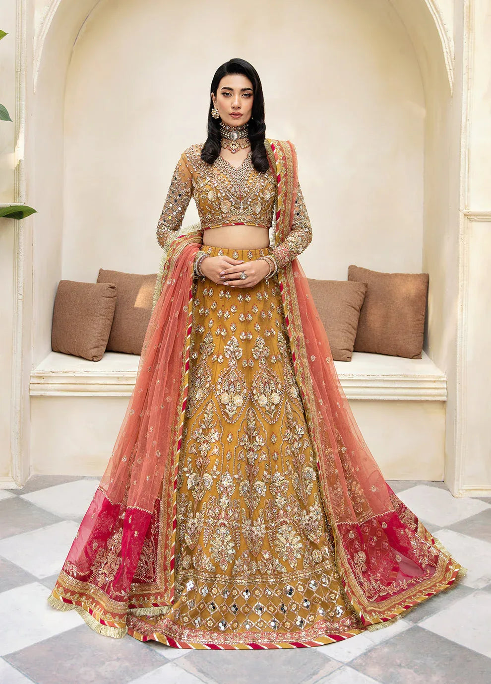 Gulaal | Wedding Formals | Miraas GL-WS-23V1-35 - Aqsa Fabrics