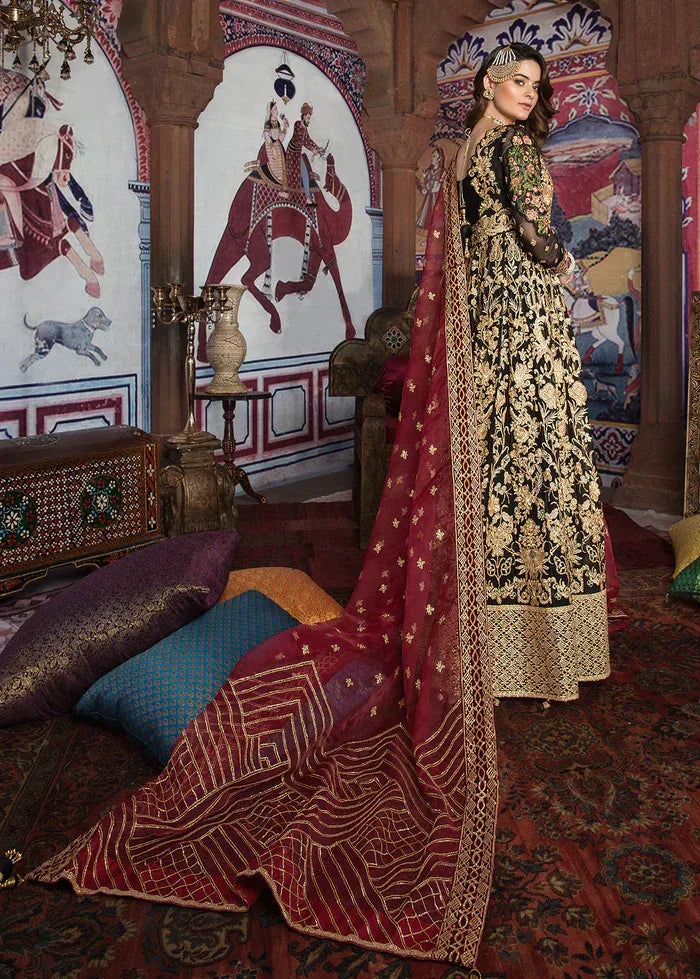 AKBAR ASLAM - MAJESTIC MIDNIGHT - Aqsa Fabrics