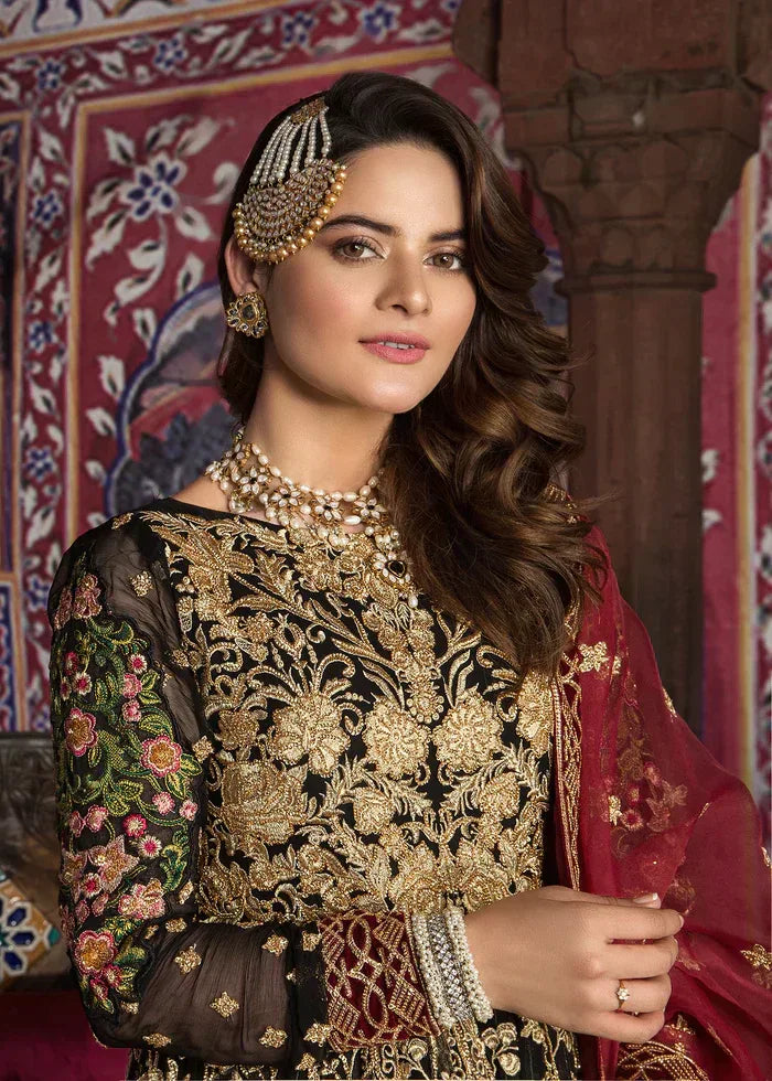 AKBAR ASLAM - MAJESTIC MIDNIGHT - Aqsa Fabrics