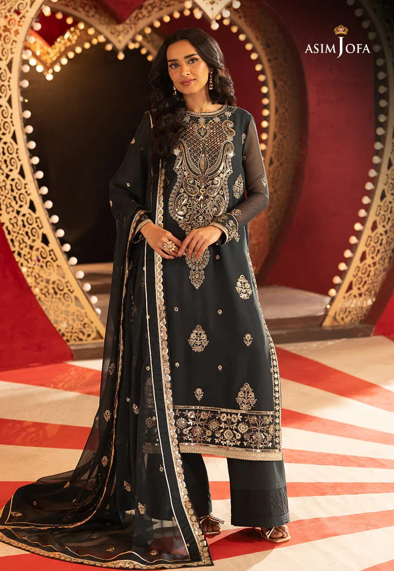 Asim Jofa | Festive Collection 25 | AJLLF-08 - Aqsa Fabrics