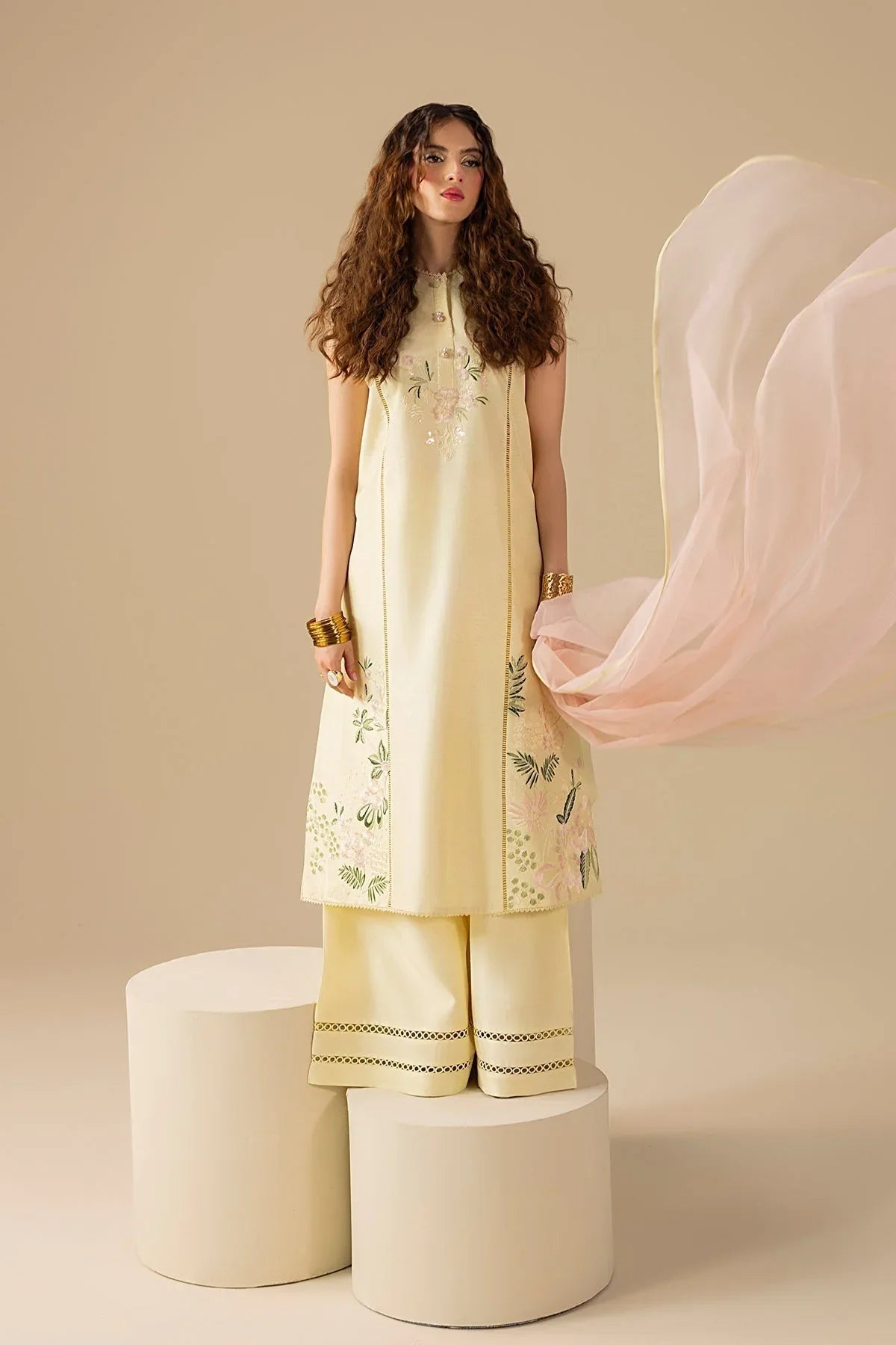 Erum Khan | Lillia Summer Edit | Butter Daze - Aqsa Fabrics