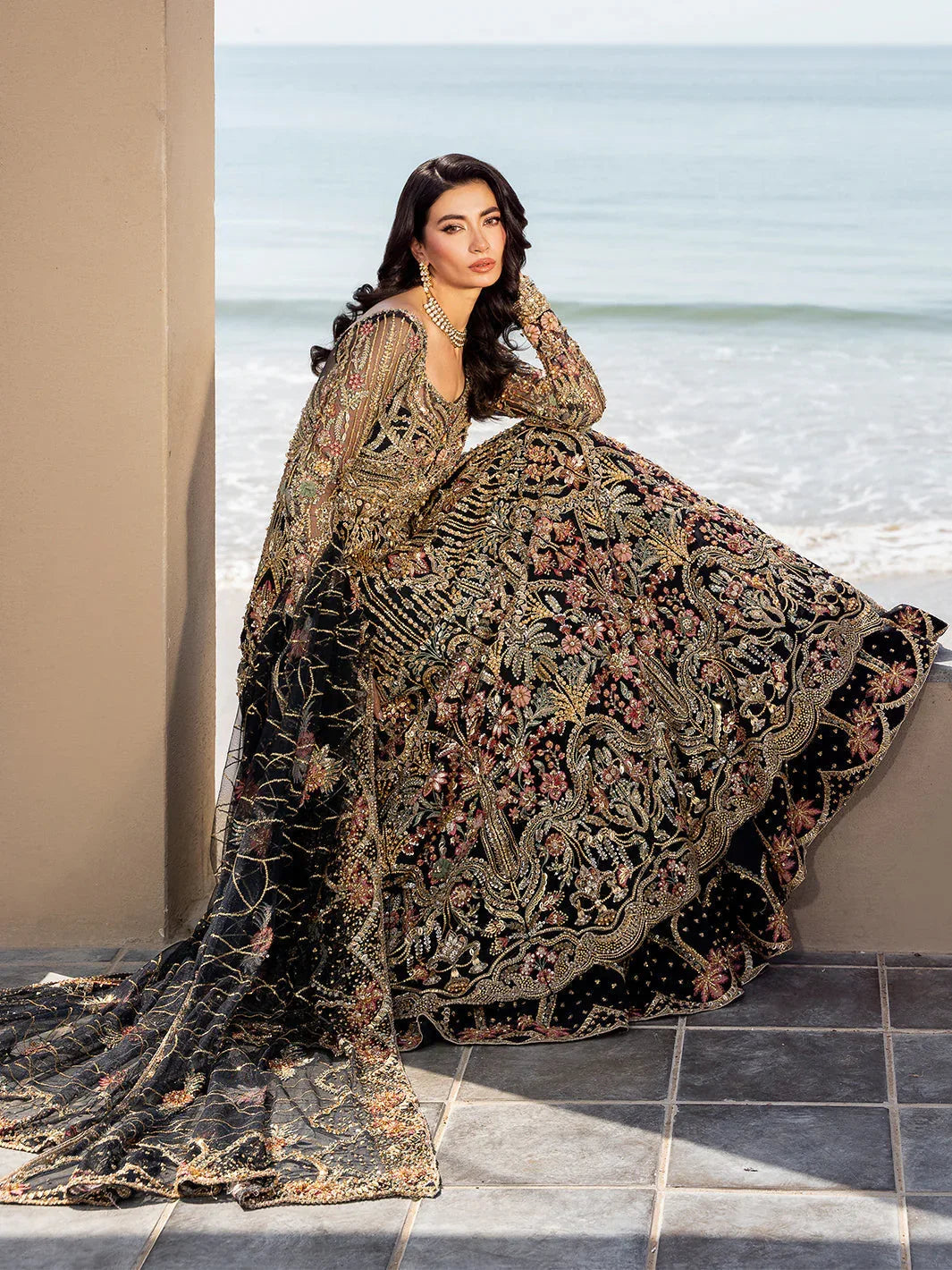 Epoque | Reverie Eternelle | Cendre - Aqsa Fabrics