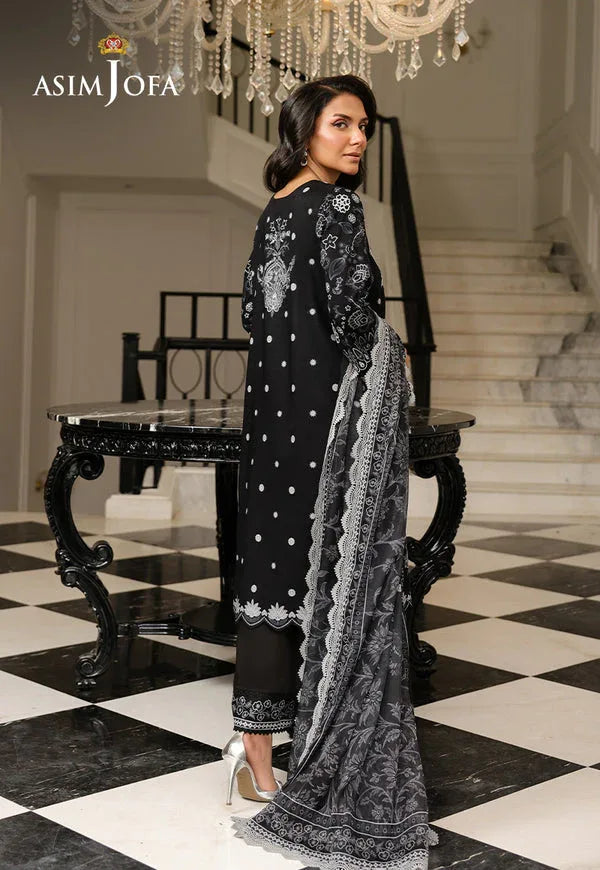 Asim Jofa | Summer Rhapsody |  AJMCH-06 EMBROIDERED LAWN - Aqsa Fabrics