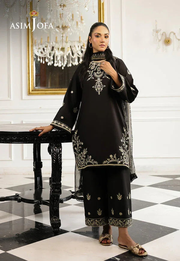 Asim Jofa | Summer Rhapsody | AJMCH-09 EMBROIDERED CAMBRIC - Aqsa Fabrics