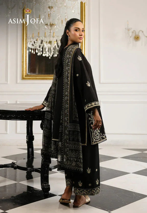 Asim Jofa | Summer Rhapsody | AJMCH-09 EMBROIDERED CAMBRIC - Aqsa Fabrics