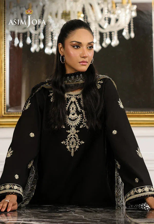 Asim Jofa | Summer Rhapsody | AJMCH-09 EMBROIDERED CAMBRIC - Aqsa Fabrics