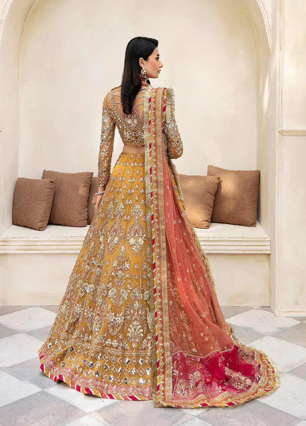 Gulaal | Wedding Formals | Miraas GL-WS-23V1-35 - Aqsa Fabrics
