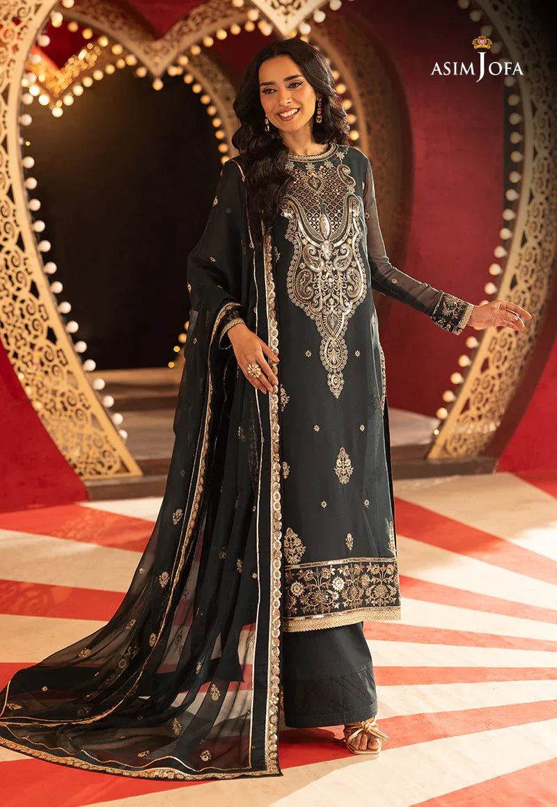 Asim Jofa | Festive Collection 25 | AJLLF-08 - Aqsa Fabrics