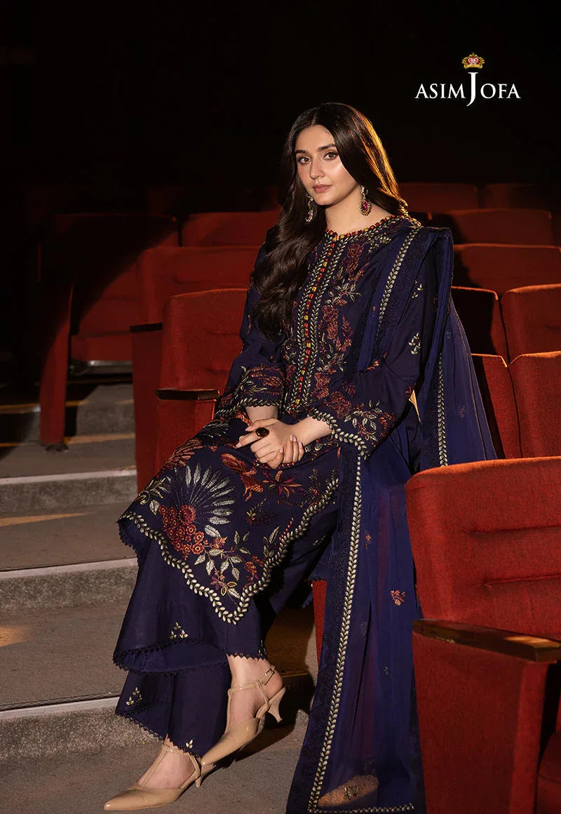 Asim Jofa | Festive Collection 25 | AJLLF-12 - Aqsa Fabrics