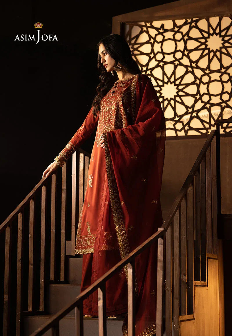 Asim Jofa | Festive Collection 25 | AJLLF-18 - Aqsa Fabrics