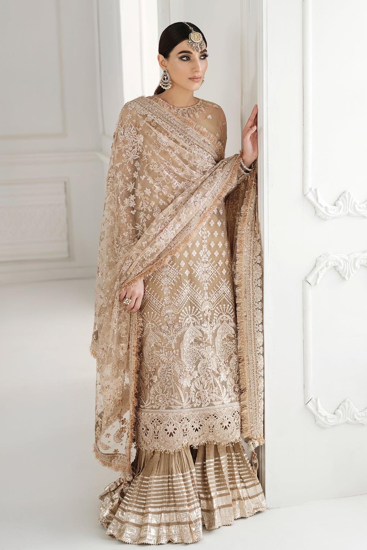 EMBROIDERED CHIFFON CH10-04 STITCHED