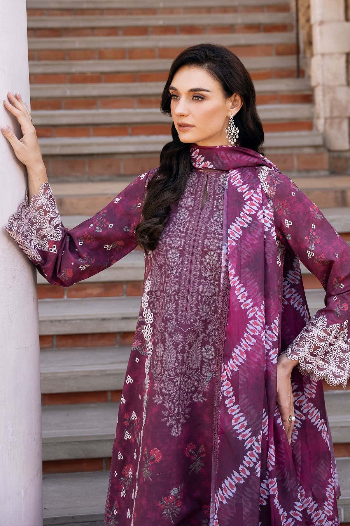 Afrozeh | Damask The Holiday Edit 25 | Anisa A - Aqsa Fabrics