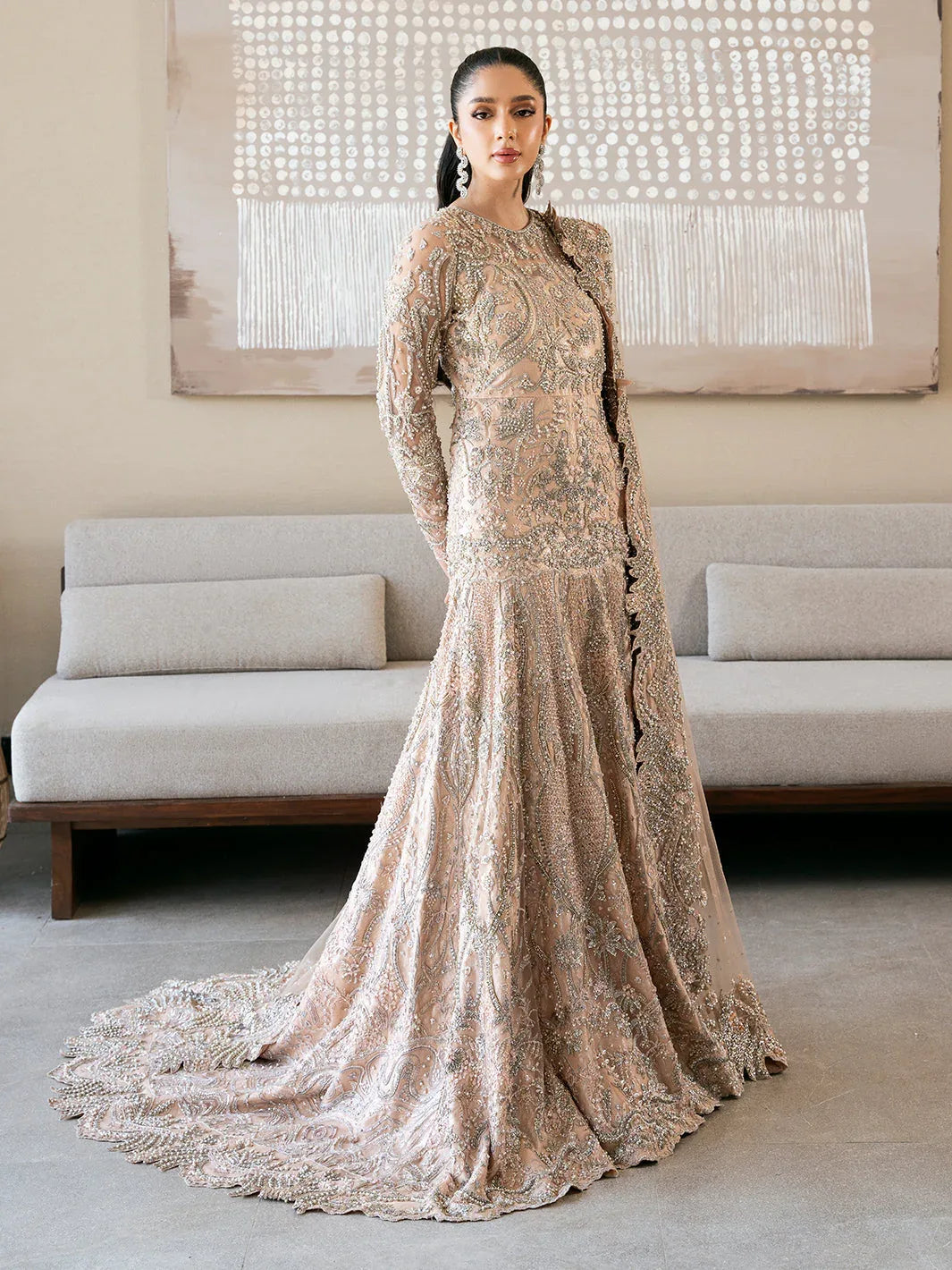 Epoque | Reverie Eternelle | Corail - Aqsa Fabrics