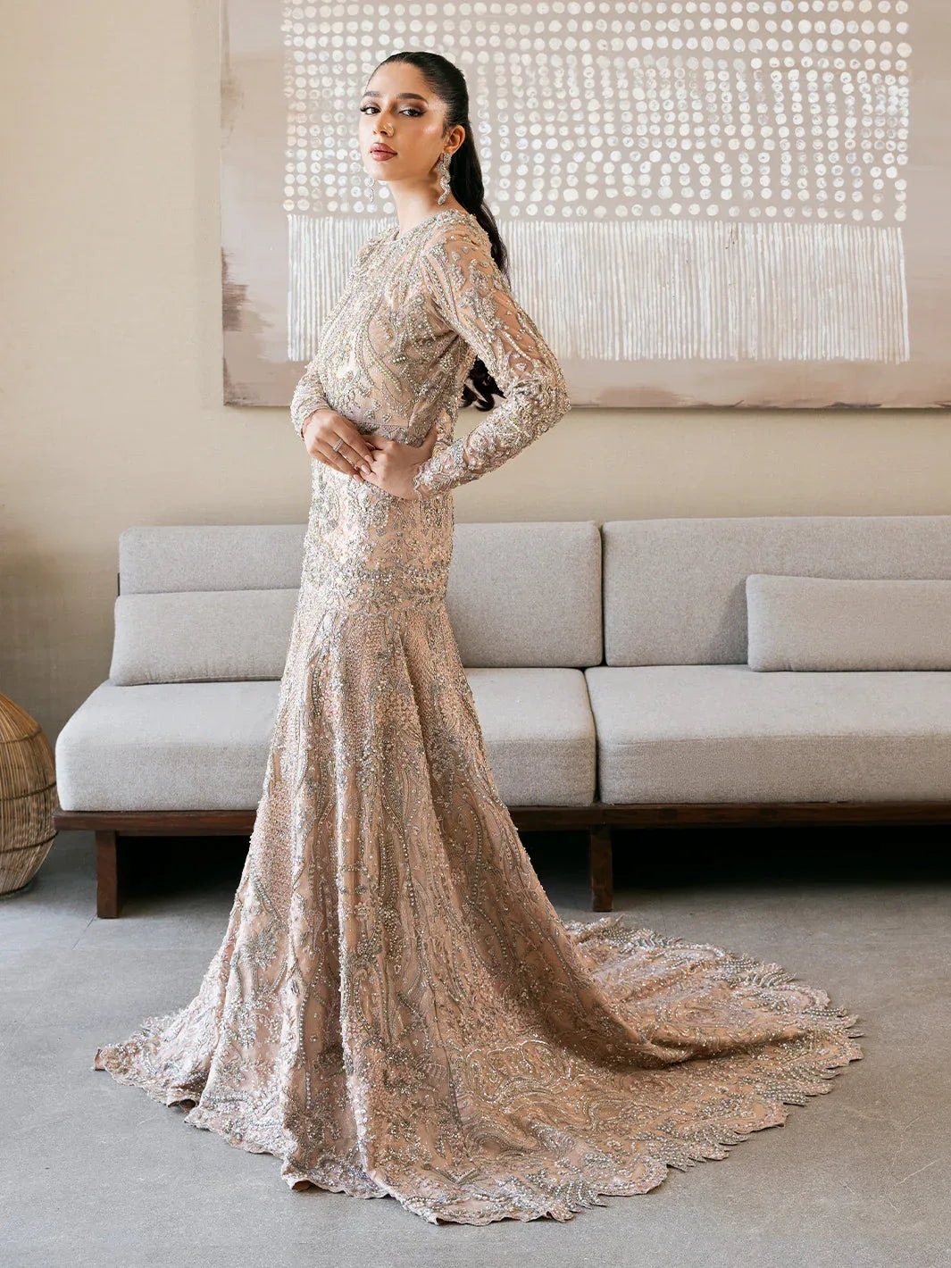 Epoque | Reverie Eternelle | Corail - Aqsa Fabrics