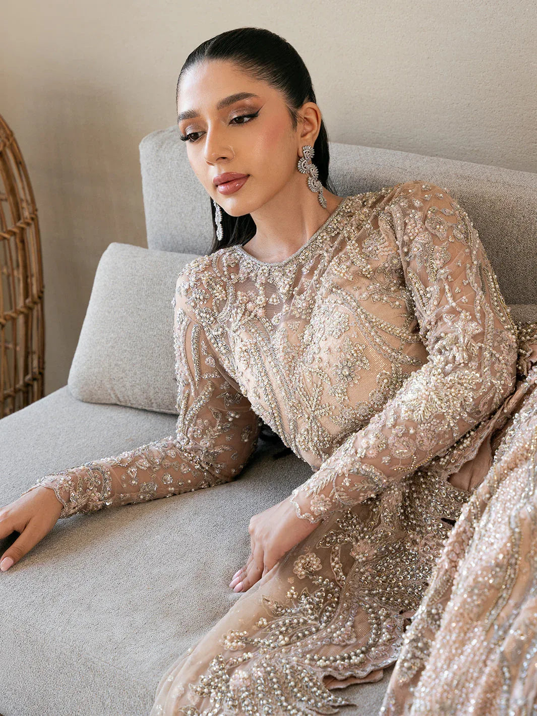 Epoque | Reverie Eternelle | Corail - Aqsa Fabrics