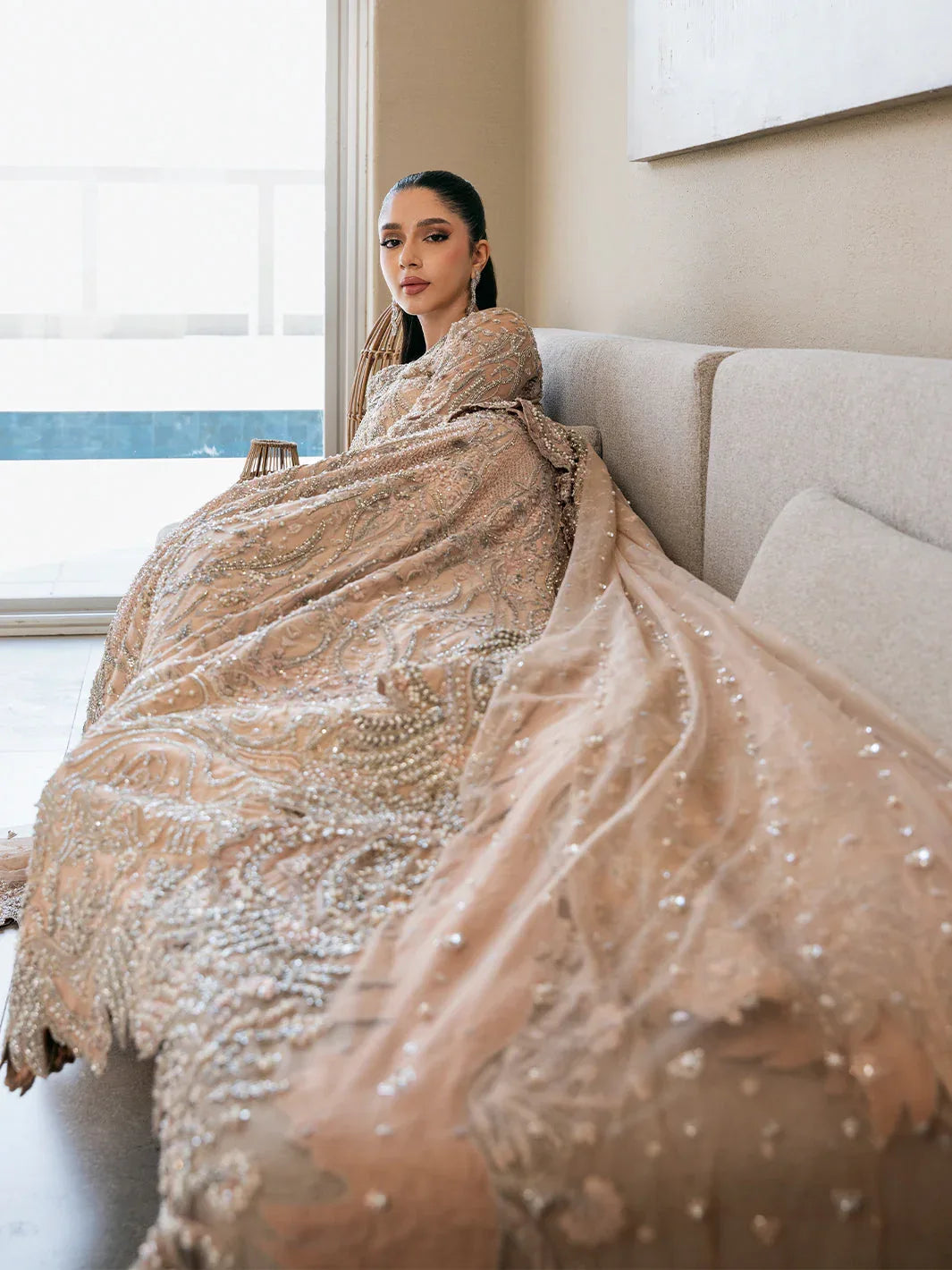 Epoque | Reverie Eternelle | Corail - Aqsa Fabrics