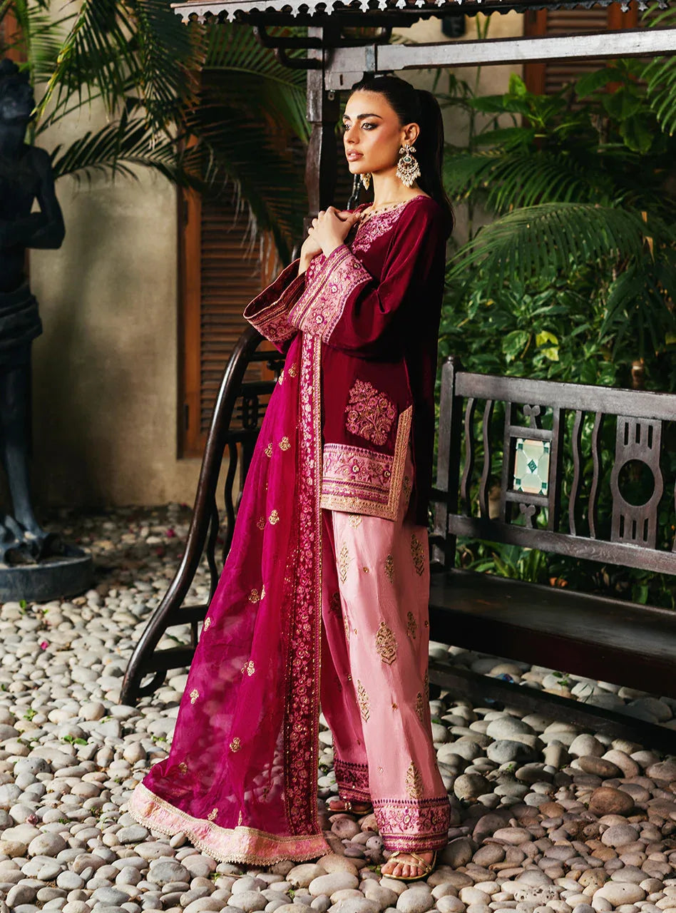 Zainab Chottani | Velvet 25 | Rubi - Aqsa Fabrics